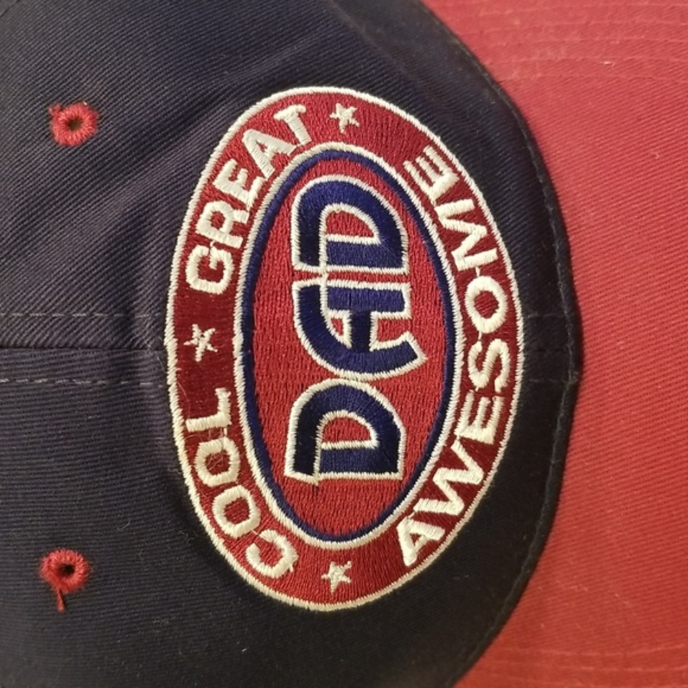 NEW Blue/Burgundy Ball Cap for your "Cool Great Awesome DAD" One Size
